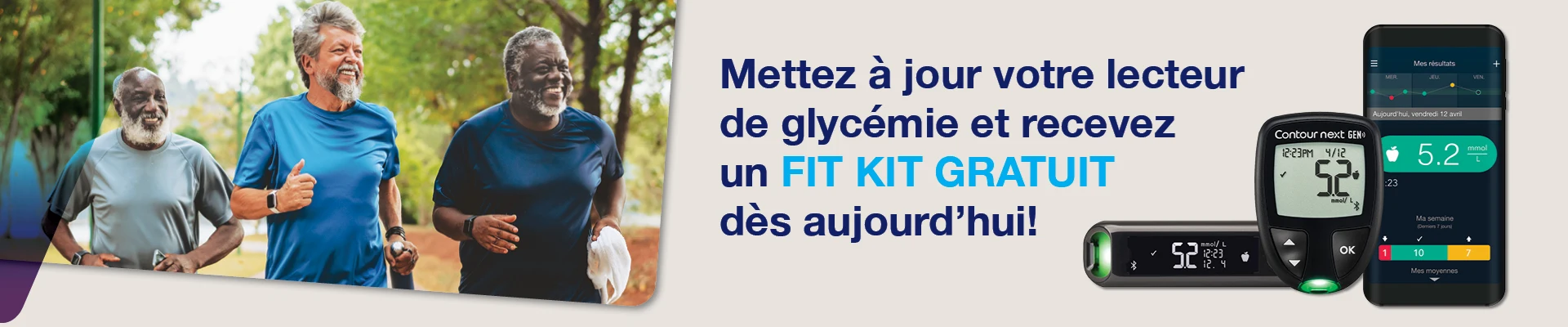 Mettez à jour votre lecteur de glycémie et recevez un FIT KIT GRATUIT dès aujourd’hui