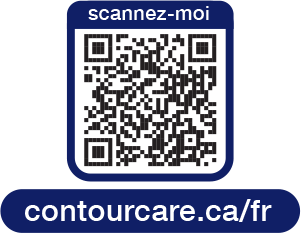 QR code redirigeant vers le site internet Contour Care